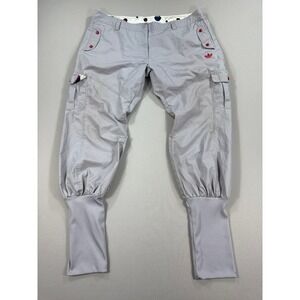 Vintage Adidas High Ribbed Cuffs Pants Men's XL Cargo Pockets Y2K